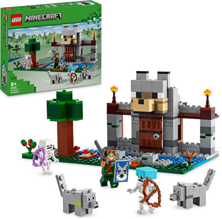 Lego Minecraft Kurt Kalesi 21261-8 Yaş Ve Üzeri Macera Oyunları Seven Çocuklar İçin İskelet Kaşif İç