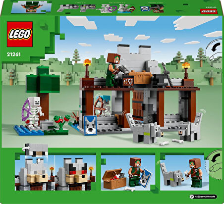 Lego Minecraft Kurt Kalesi 21261-8 Yaş Ve Üzeri Macera Oyunları Seven Çocuklar İçin İskelet Kaşif İç