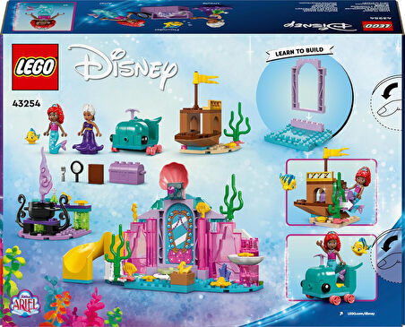 Lego Disney Princess Ariel’In Kristal Mağarası 43254 – 4 Yaş Ve Üzeri Çocuklar İçin Deniz Kızı Ve Ba