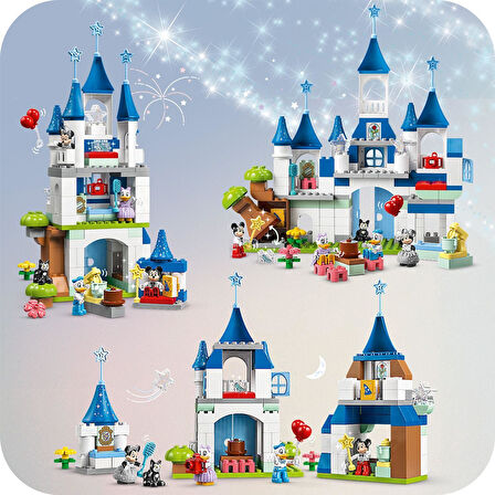 Lego® Duplo® | Disney 3’Ü 1 Arada Sihirli Şato 10998-3 Yaş Ve Üzeri Çocuklar Için Hayal Gücüne Dayal