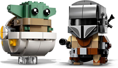 Lego Brickheadz Star Wars The Mandalorian & The Child 75317-10 Yaş Ve Üzeri Star Wars Sevenler İçin 