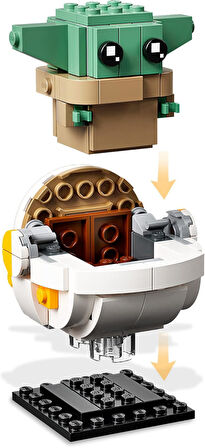Lego Brickheadz Star Wars The Mandalorian & The Child 75317-10 Yaş Ve Üzeri Star Wars Sevenler İçin 