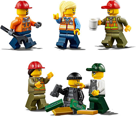 Lego City Kargo Treni 60198-6 Yaş Ve Üzeri Tren Seven Çocuklar Için City Setleriyle Uyumlu Tamamlayı