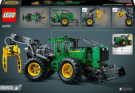 Lego® Technic John Deere 948L-Ii Orman Makinesi 42157 Oyuncak Yapım Seti (1492 Parça)