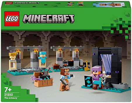 Lego Minecraft Cephanelik 21252-7 Yaş Ve Üzeri Macera Oyunları Seven Çocuklar Için 2 Adet Lego Minec