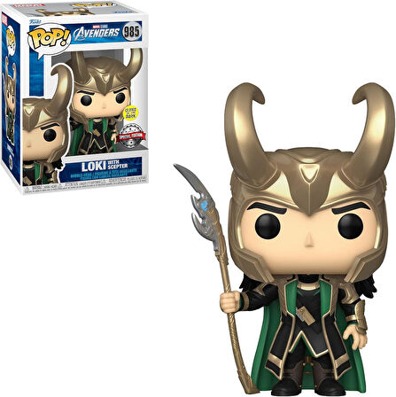 Funko Pop Marvel Avengers Loki With Scepter Special Edition