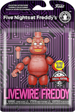 Funko Aksiyon Figürü: Five Nights At Freddy'S (Fnaf) - Freddy Fazbear - Turuncu - Karanlıkta Parlar 