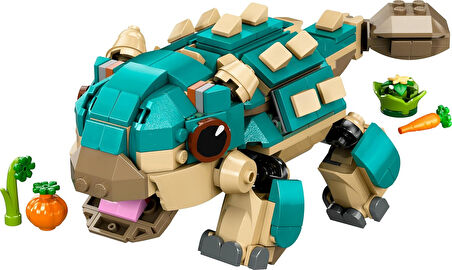 Lego Jurassic World Yavru Bumpy: Ankylosaurus 76962-7 Yaş Ve Üzeri Kretase Kampı Hayranları Için Yar