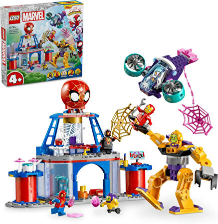 Lego® Marvel 4+ Spidey Takımı Ağ Örücü Karargahı 10794-4 Yaş Ve Üzeri Çocuklar Için 5 Minifigür İçer