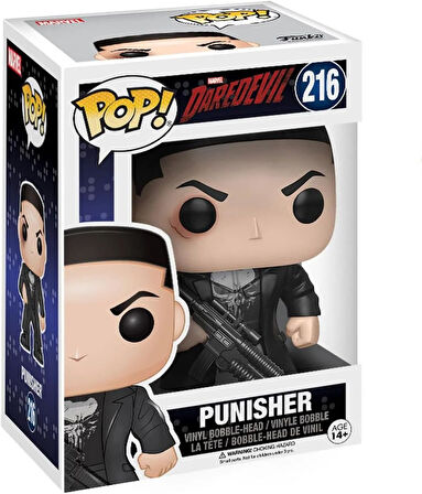 Pop Marvel: Netflix Daredevil - Punisher (Frank Castle) Funko Pop! Vinil Figür (Uyumlu Pop Kutusu Ko