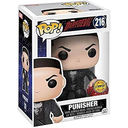 Pop Marvel: Netflix Daredevil - Punisher (Frank Castle) Funko Pop! Vinil Figür (Uyumlu Pop Kutusu Ko