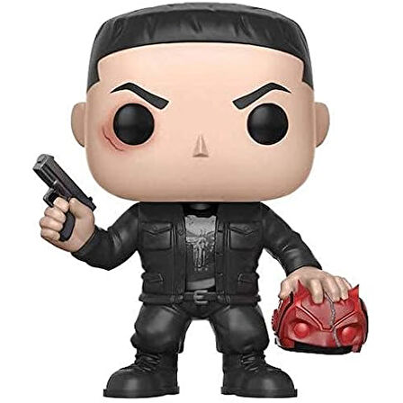 Pop Marvel: Netflix Daredevil - Punisher (Frank Castle) Funko Pop! Vinil Figür (Uyumlu Pop Kutusu Ko
