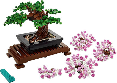 Lego Icons Bonsai Ağacı 10281 - Yetişkinler İçin Bitki Figürü İçeren Sergilenebilir Yaratıcı Model Y