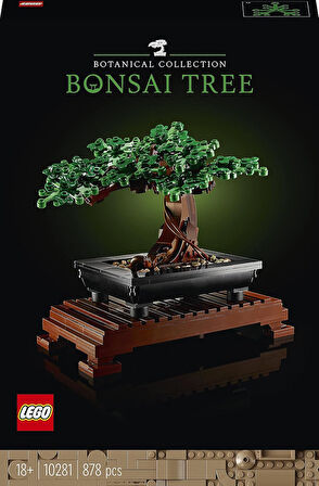 Lego Icons Bonsai Ağacı 10281 - Yetişkinler İçin Bitki Figürü İçeren Sergilenebilir Yaratıcı Model Y