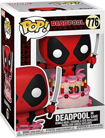 Deadpool In Cake Pop #776 Pop Marvel Deadpool Vinyl Figure (Bundled With Ecotek Protector To Protect