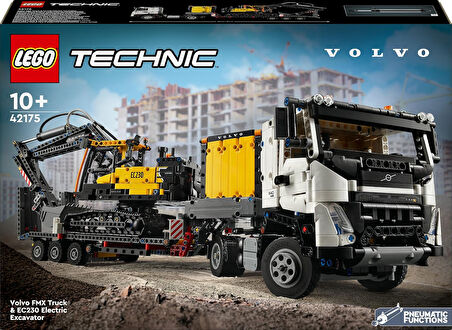 Lego Technic Volvo Fmx Kamyon Ve Ec230 Elektrikli Ekskavatör 42175-10 Yaş Ve Üzeri Çocuklar Için Yar