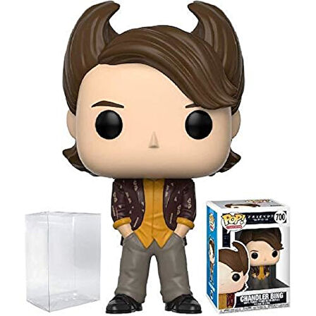 Funko Pop! Tv: Friends - 80'Ler Hair Chandler Bing Vinil Figür (Uyumlu Pop Kutusu Koruyucu Kılıf Ile