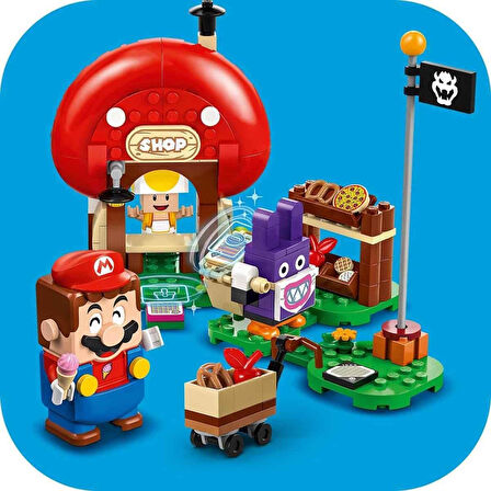 Lego Super Mario Nabbit Toad’Un Dükkanında Ek Macera Seti 71429-8 Yaş Ve Üzeri Super Mario Hayranlar