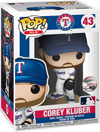 Funko Pop! Mlb: Rangers - Corey Kluber"