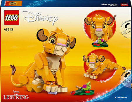 Lego ǀ Disney Yavru Aslan Kral Simba 43243, 6 Yaş Ve Üzeri Çocuklar İçin İnşa Edilebilen Yaratıcı Oy