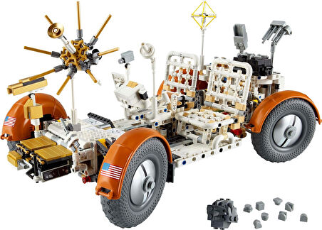 Lego Technic Nasa Apollo Ay Taşıtı – Lrv 42182 - Yetişkinler Için Uzay Aracı Yapım Seti (1913 Parça)