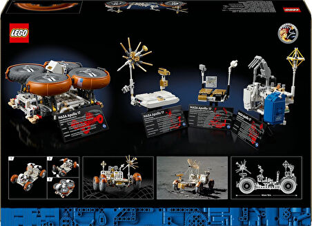 Lego Technic Nasa Apollo Ay Taşıtı – Lrv 42182 - Yetişkinler Için Uzay Aracı Yapım Seti (1913 Parça)