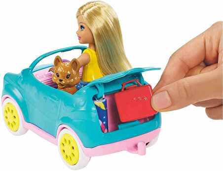 Barbie Club Chelsea Karavanı Oyun Seti, Chelsea'Nin Yavru Köpeği Ve Aksesuarlar Fxg90