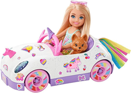 Barbie Chelsea Bebek Ve Arabası, 3 Yaş Ve Üzeri, Gxt41