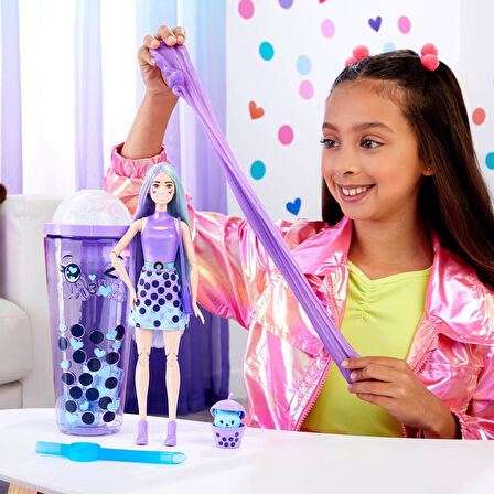 Htj19 | Pop Reveal Barbie Boba Series - Taro Milk