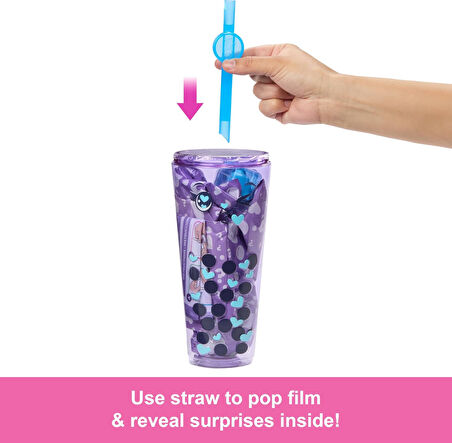 Htj19 | Pop Reveal Barbie Boba Series - Taro Milk