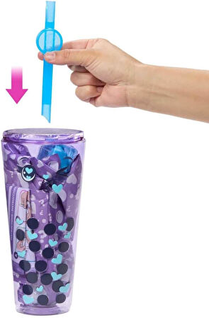 Htj19 | Pop Reveal Barbie Boba Series - Taro Milk