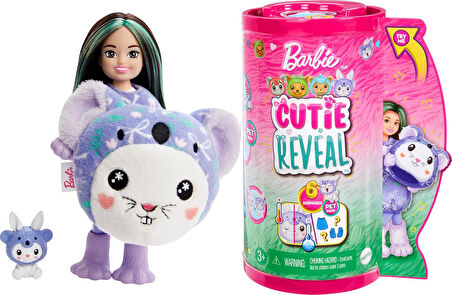 Barbie Chelsea Cutie Reveal Şirin Kostümler Serisi, Tavşancık, Oyuncak