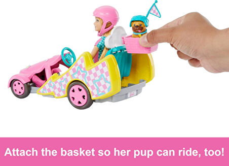 Barbie Stacie Go-Kart Yapıyor Oyun Seti, Oyuncak