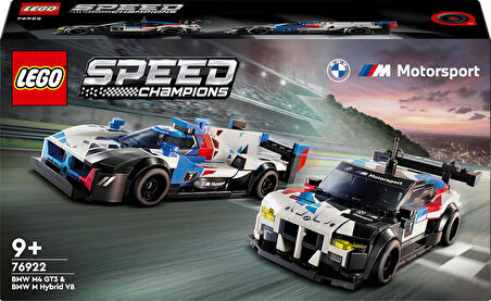 Lego Speed Champions Bmw M4 Gt3 Ve Bmw M Hybrid V8 Yarış Arabaları 76922-9 Yaş Ve Üzeri Çocuklar Içi