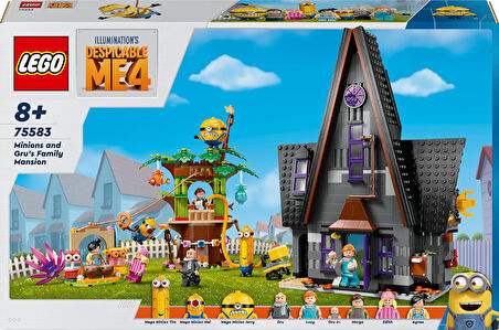 Lego Despicable Me 4 Minyonlar Ve Gru'Nun Aile Köşkü 75583 8 Yaş Ve Üzeri Çocuklar İçin Yaratıcı Oyu