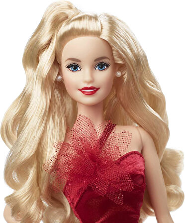Barbie 2022 Mutlu Yıllar Bebeği (Dalgalı Sarı Saçlı), Bebek Standı, 6 Yaş Ve Üzeri Hby03