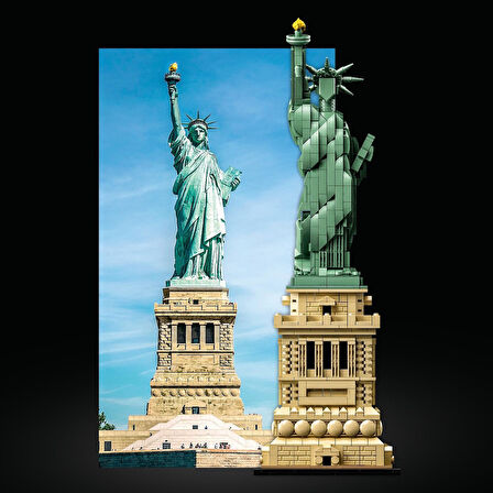 Lego Architecture Özgürlük Heykeli 21042 - Seyahat, Tarih Ve Mimari Seven Yetişkinler Için Sergilene