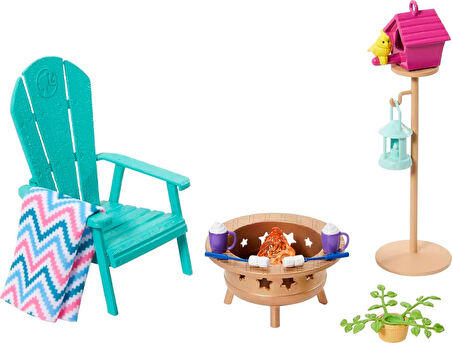 Barbie'Nin Ev Dekorasyonu Oyun Setleri Hjv32-Hjv33