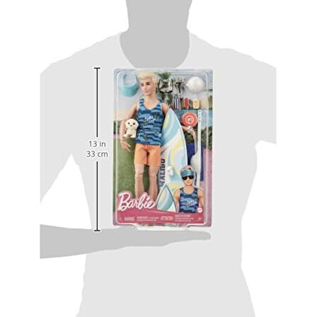 Mattel Barbie Ken Sörf Yapıyor Oyun Seti Hpt50