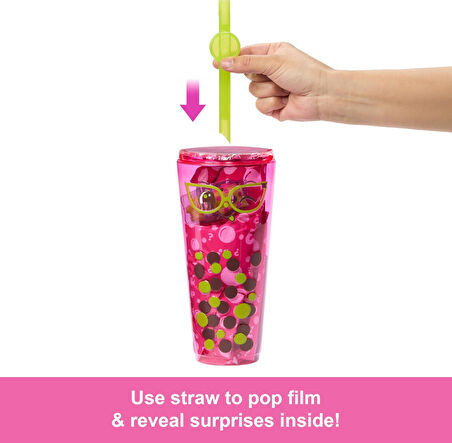 Htj20 | Pop Reveal Barbie Boba Series - Berry Bliss
