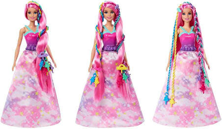 Barbie Dreamtopia Örgü Saçlı Bebek Ve Aksesuarları Oyun Seti Jcw55