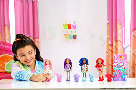 Barbie Chelsea Pop Reveal Meyve Serisi Sürpriz Paket Hrk58