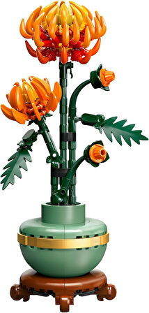 Lego Icons Krizantem 10368 - Yetişkinler Için Dekoratif Kasımpatı Çiçeği Yapım Seti (278 Parça)