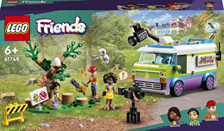 Lego® Friends Canlı Yayın Aracı 41749 Oyuncak Yapım Seti (446 Parça)