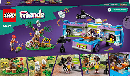 Lego® Friends Canlı Yayın Aracı 41749 Oyuncak Yapım Seti (446 Parça)