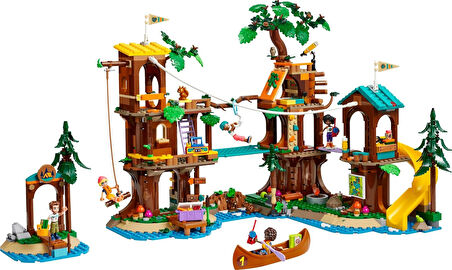 Lego Friends Macera Kampı Ağaç Ev 42631-8 Yaş Ve Üzeri Çocuklar Için Leo, Aliya, Jamila Ve Olly Mini