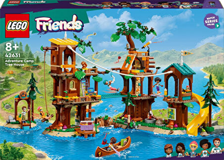 Lego Friends Macera Kampı Ağaç Ev 42631-8 Yaş Ve Üzeri Çocuklar Için Leo, Aliya, Jamila Ve Olly Mini