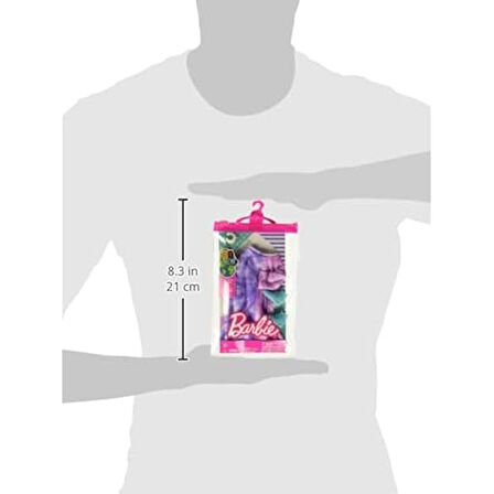 Barbie'Nin Kıyafet Koleksiyonu Mor Pembe Tşörtlü