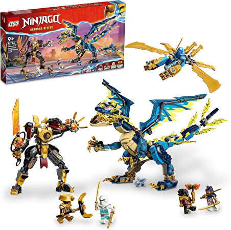 Lego® Ninjago® Element Ejderhası İmparatoriçe Robotuna Karşı 71796 Oyuncak Yapım Seti (1038 Parça)