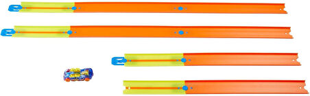 Hot Wheels Track Builder Temel Pist Seti, 10 Adet Pist Parçası, 9 Adet Pist Bağlantı Parçası Ve Bir 
